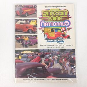 1988 STREET ROD NATIONALS Souvenir Program Kentucky NSRA Louisville Car‎ Show